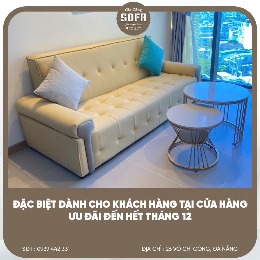 Sofa Xám Xanh Thanh Lịch